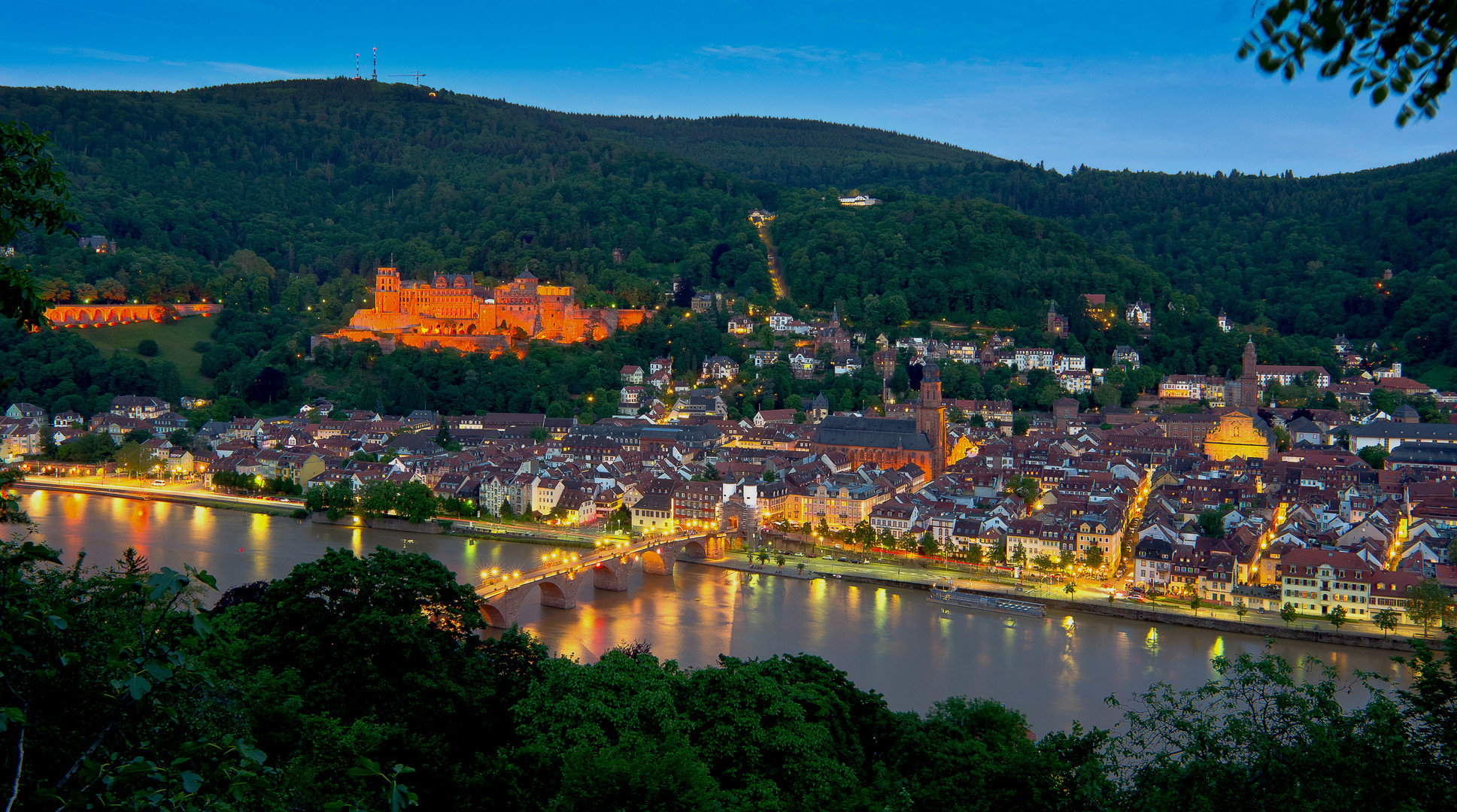 Heidelberg, Altstadt und Schloss