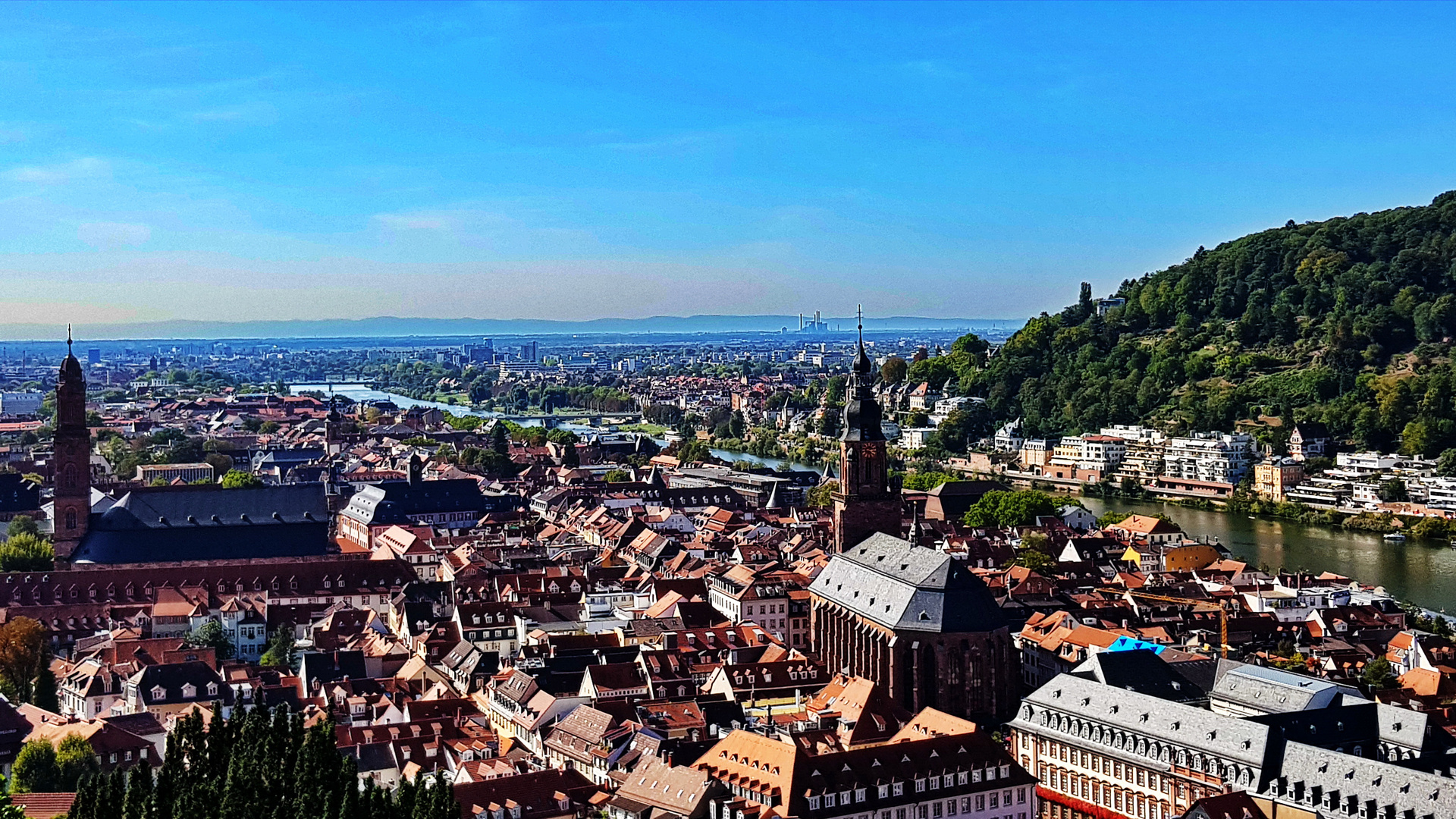 Heidelberg Altstadtblick