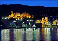 Heidelberg at night