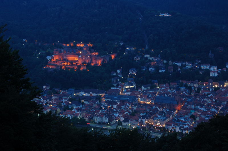 Heidelberg at night