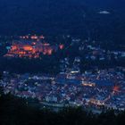 Heidelberg at night