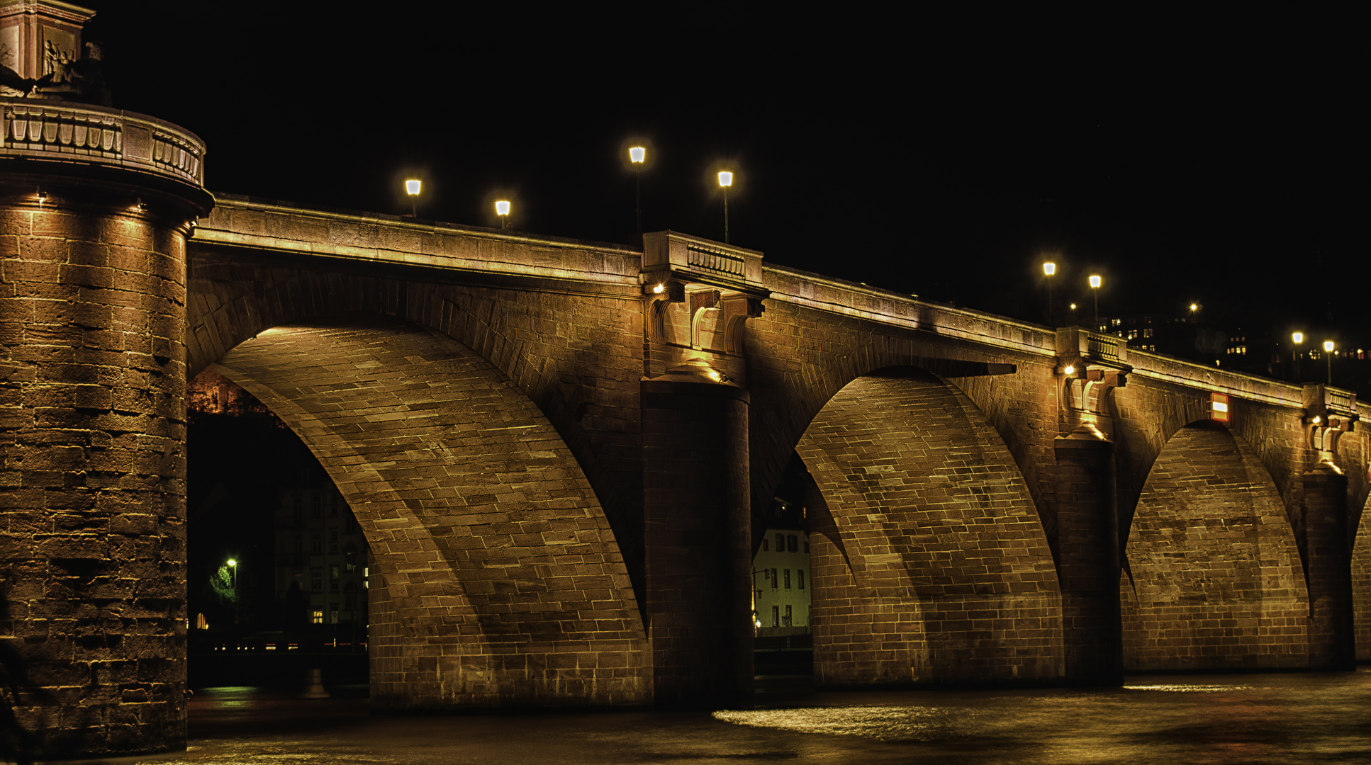 Heidelberg at night