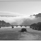 Heidelberg bei Frühnebel