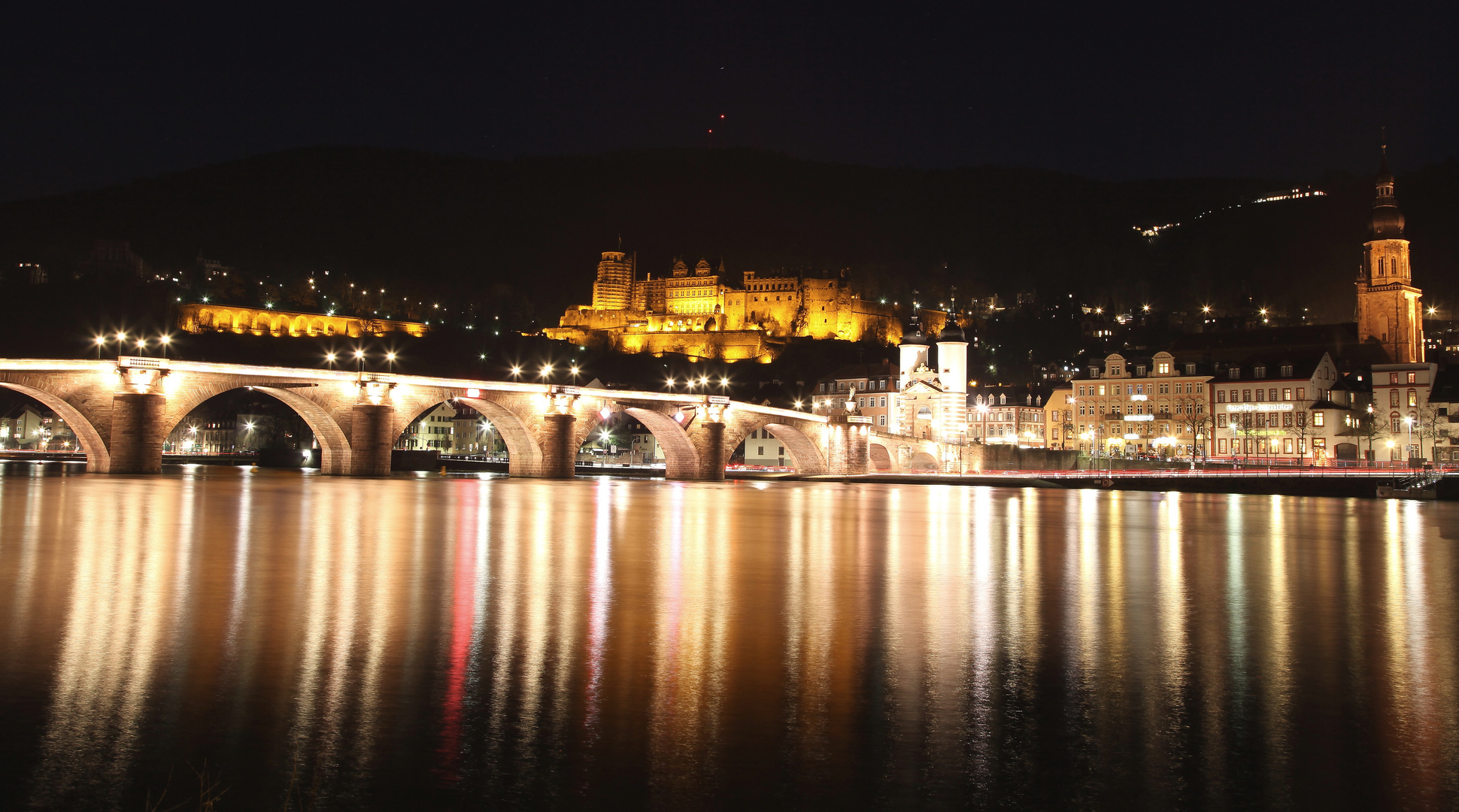 Heidelberg bei Nacht