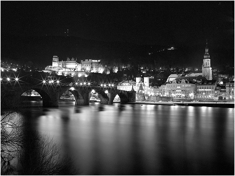 Heidelberg bei Nacht