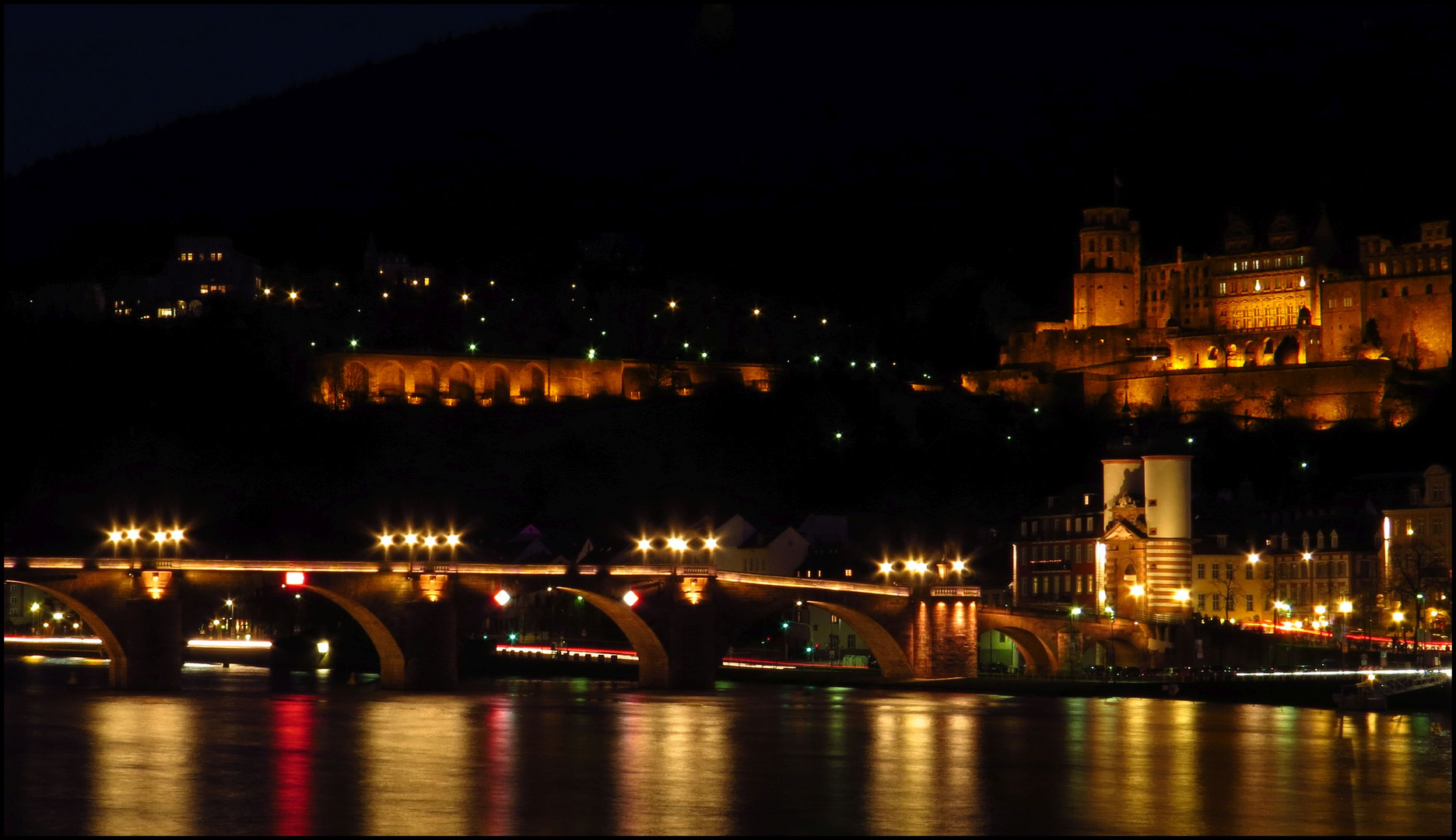 Heidelberg bei Nacht 2