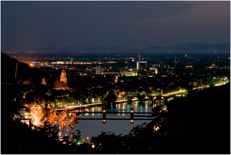 Heidelberg bei Nacht 3