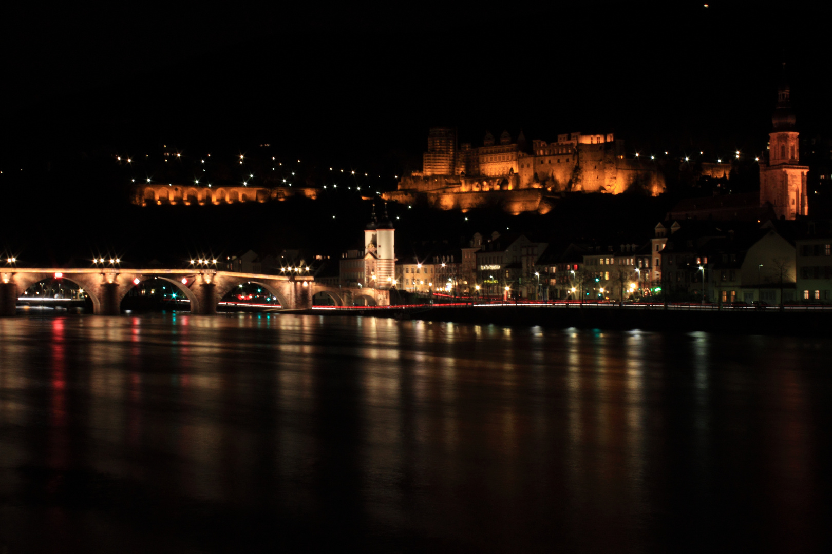 Heidelberg bei Nacht