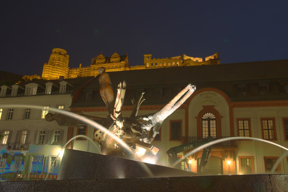 Heidelberg bei Nacht