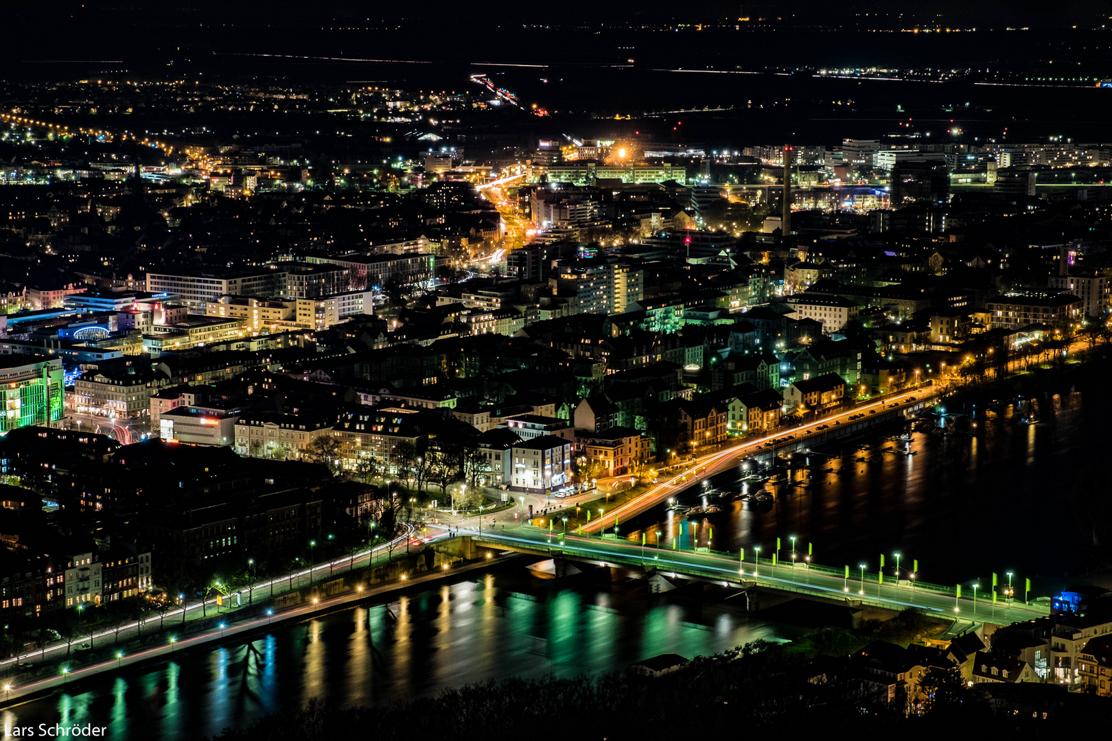 Heidelberg bei Nacht