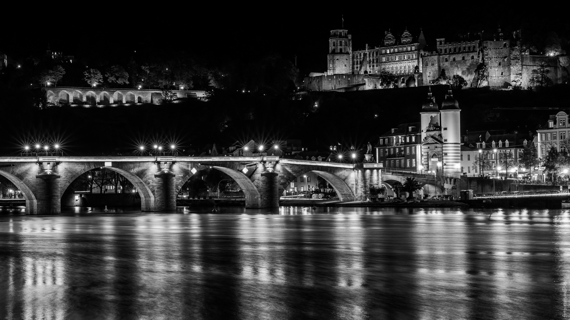 Heidelberg bei Nacht