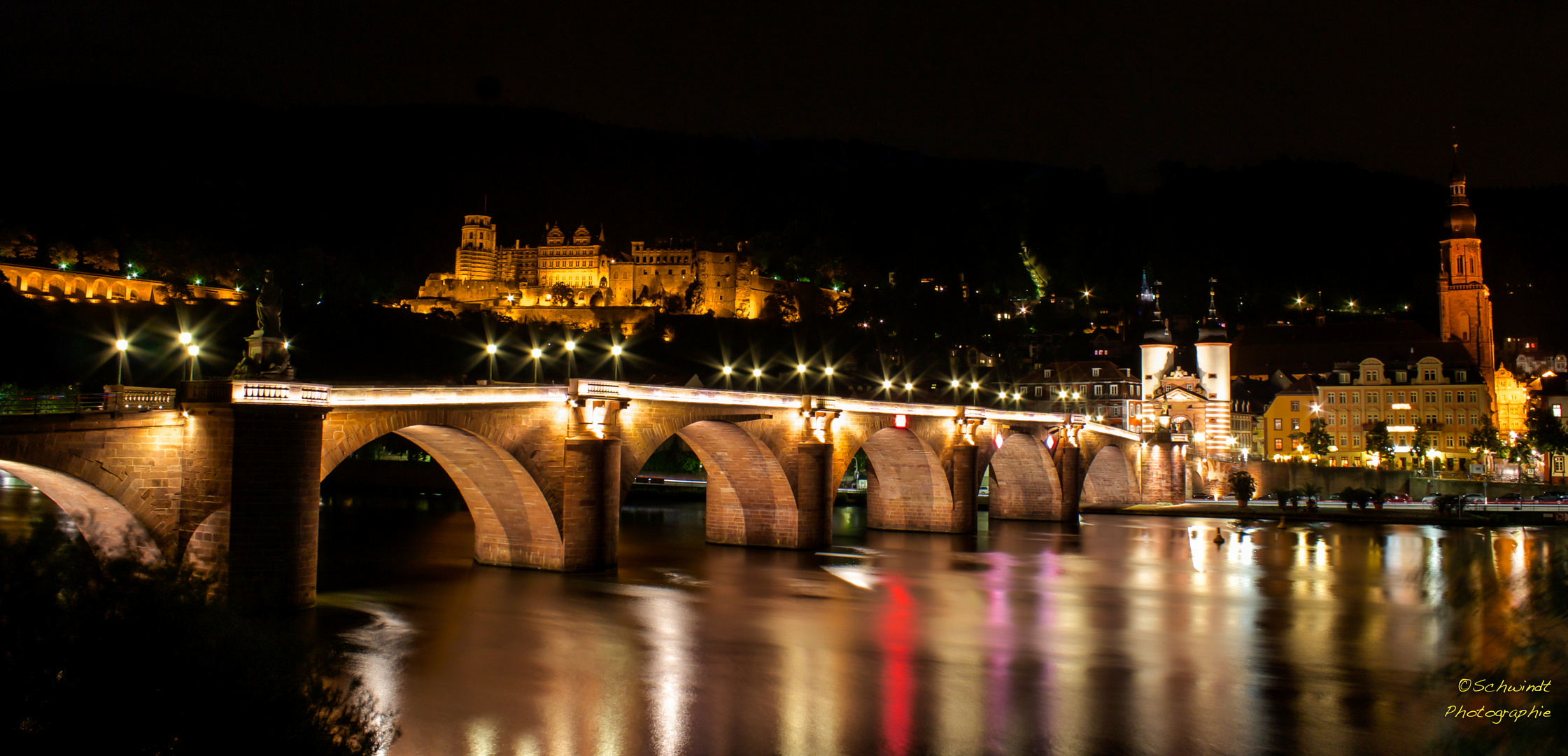 Heidelberg bei Nacht