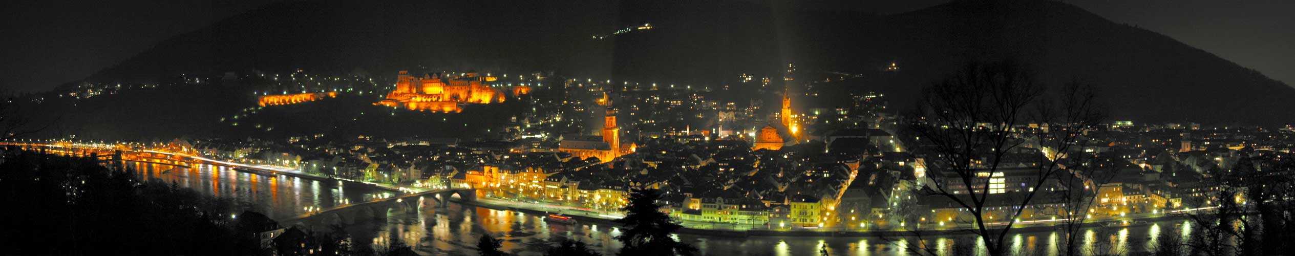 Heidelberg bei Nacht