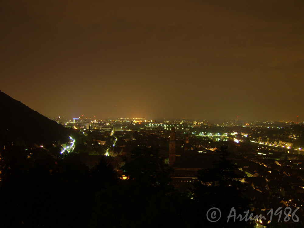 Heidelberg bei nacht