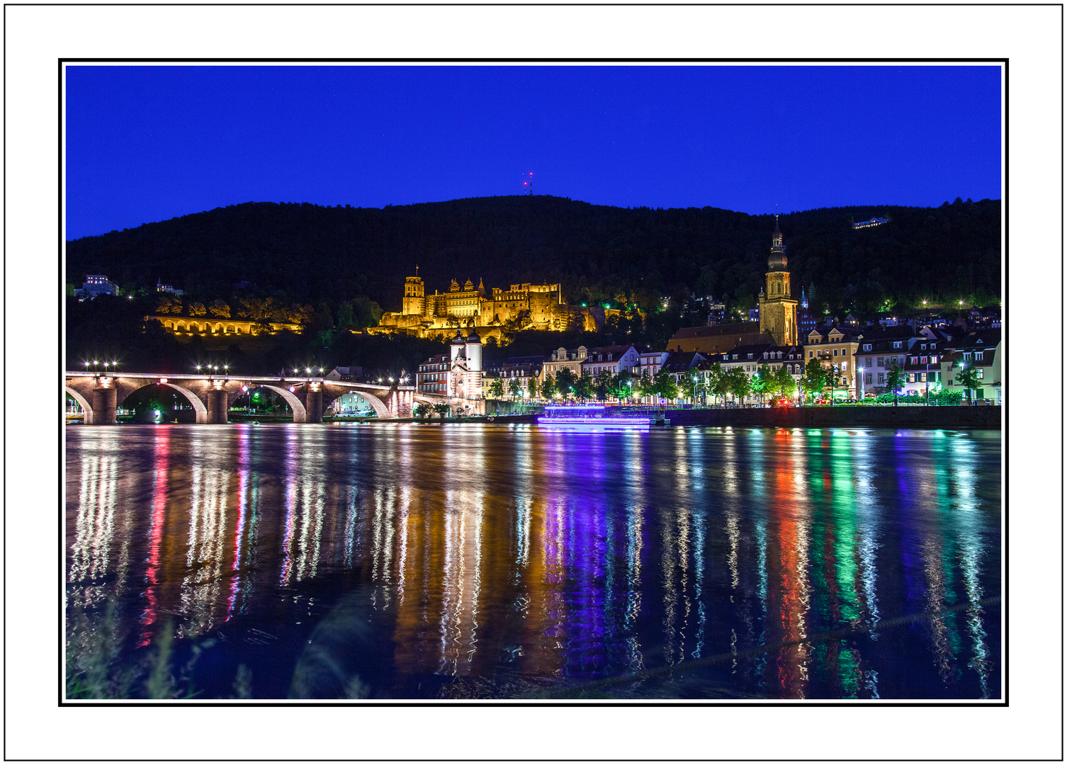 Heidelberg bei Nacht