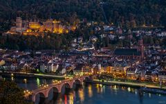 Heidelberg bei Nacht