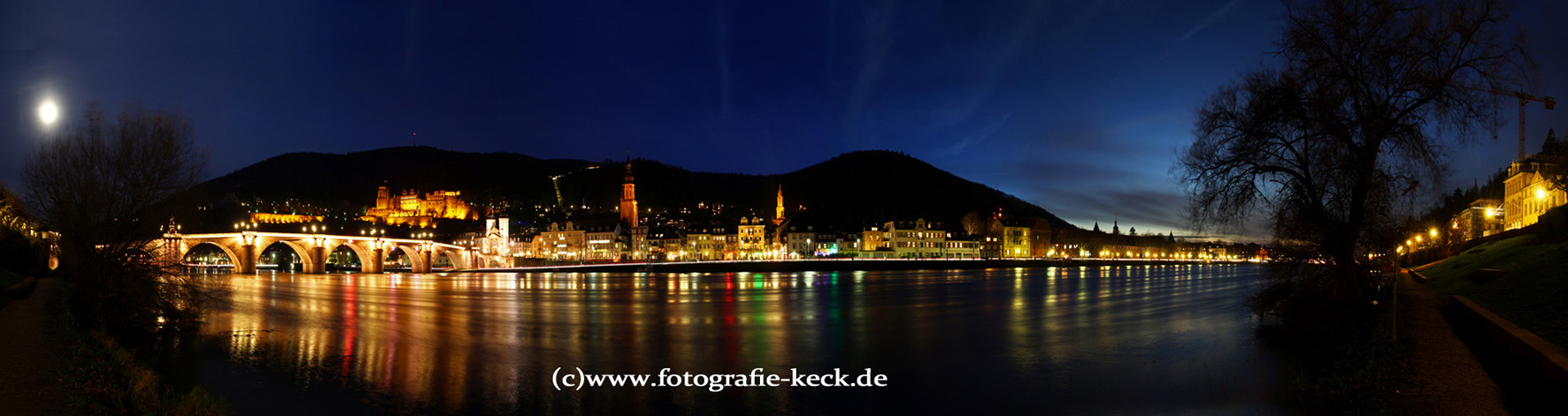 Heidelberg bei Nacht