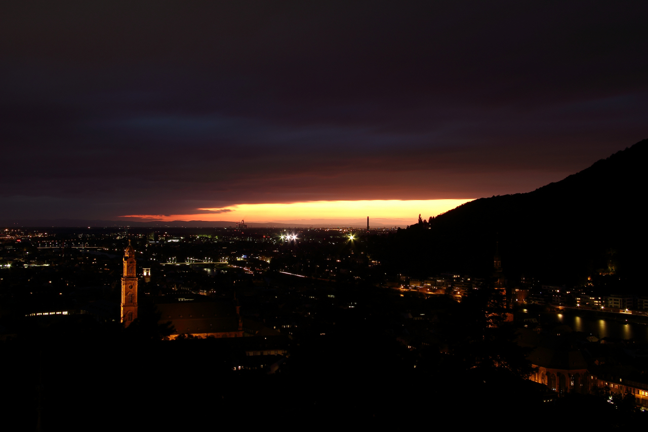 Heidelberg bei Nacht II