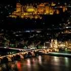 Heidelberg bei Nacht ( Philosophenweg )