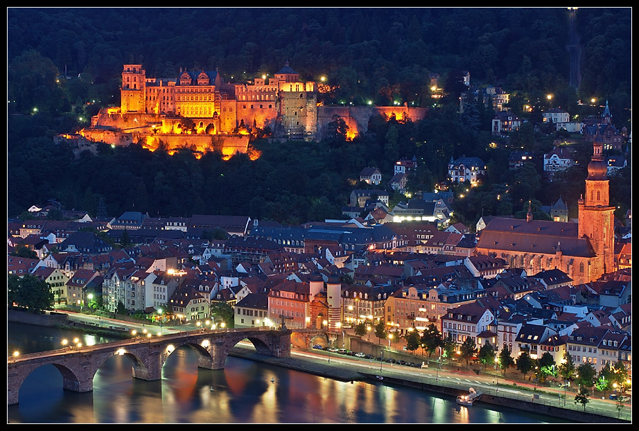 Heidelberg bei Nacht (xl)