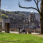 Heidelberg, Blick auf die Schlossruine