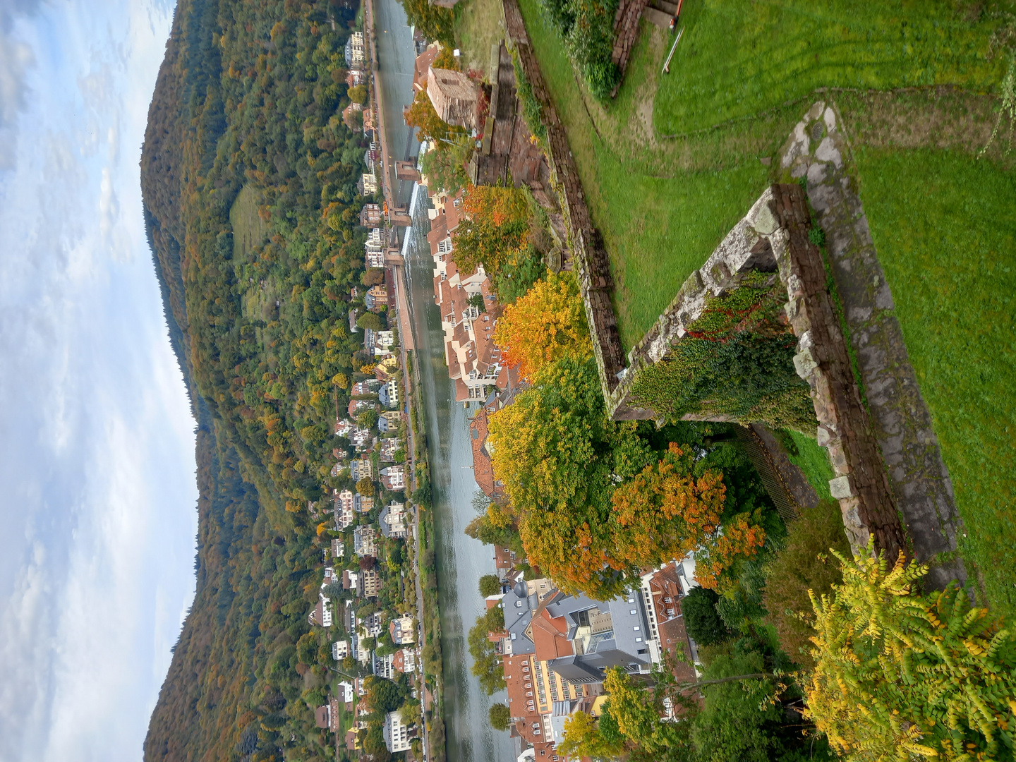 Heidelberg - Blick über den Neckar