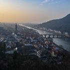 Heidelberg - Blick von scheffeltterasse