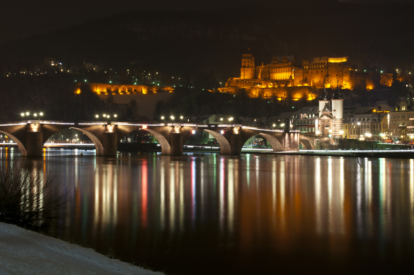 Heidelberg by night