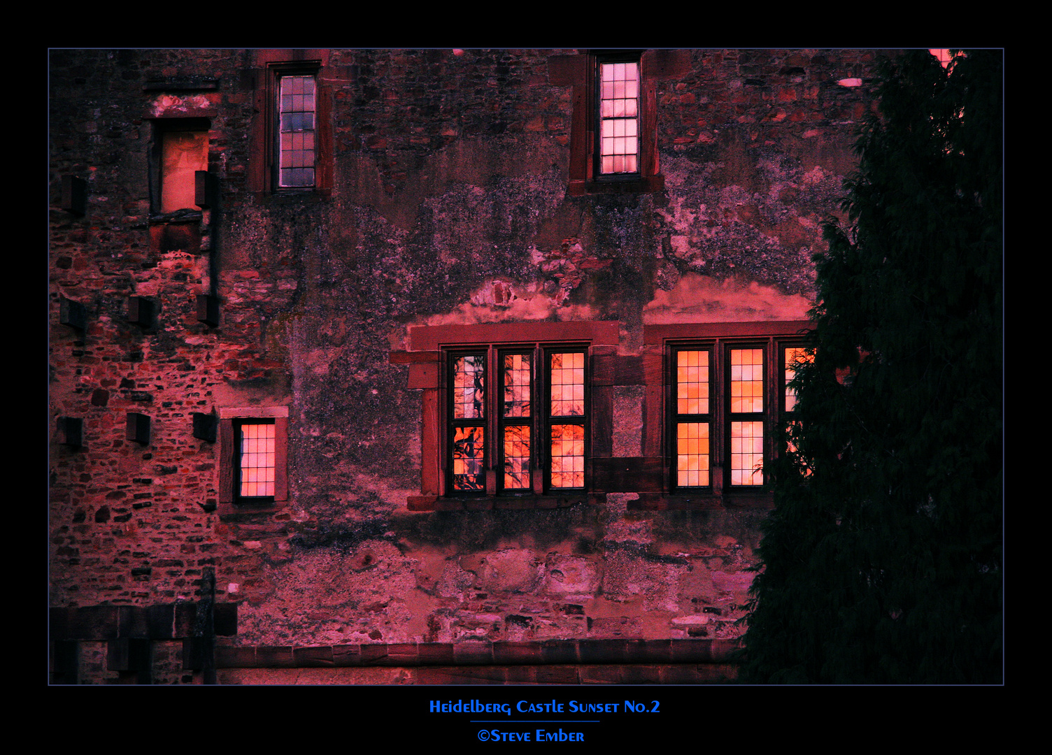 Heidelberg Castle Sunset No.2