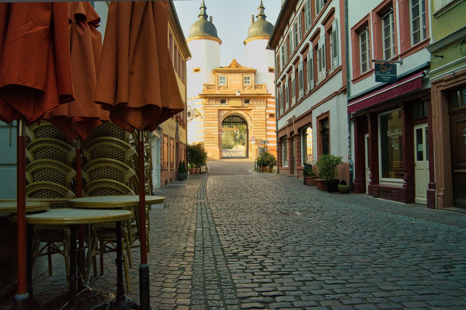 Heidelberg City im Ruhemodus 