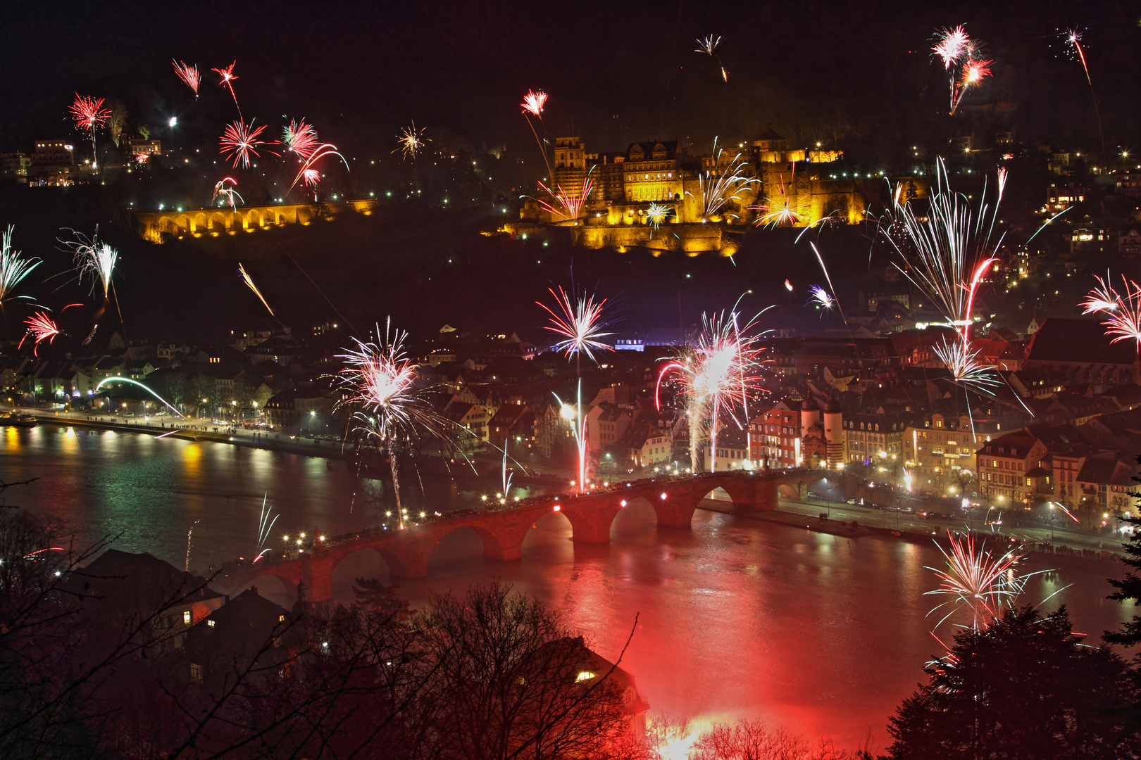 Heidelberg feiert den Jahreswechsel