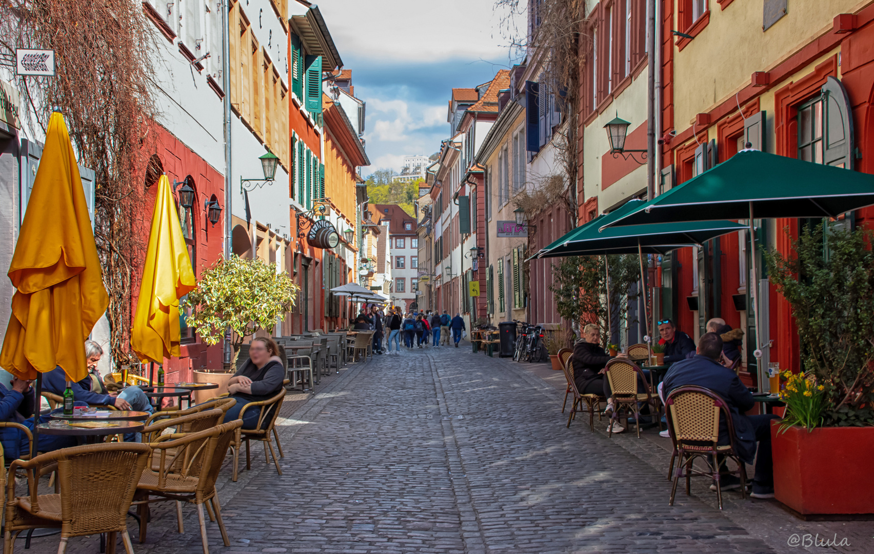 Heidelberg, gemütliche Altstadtgasse