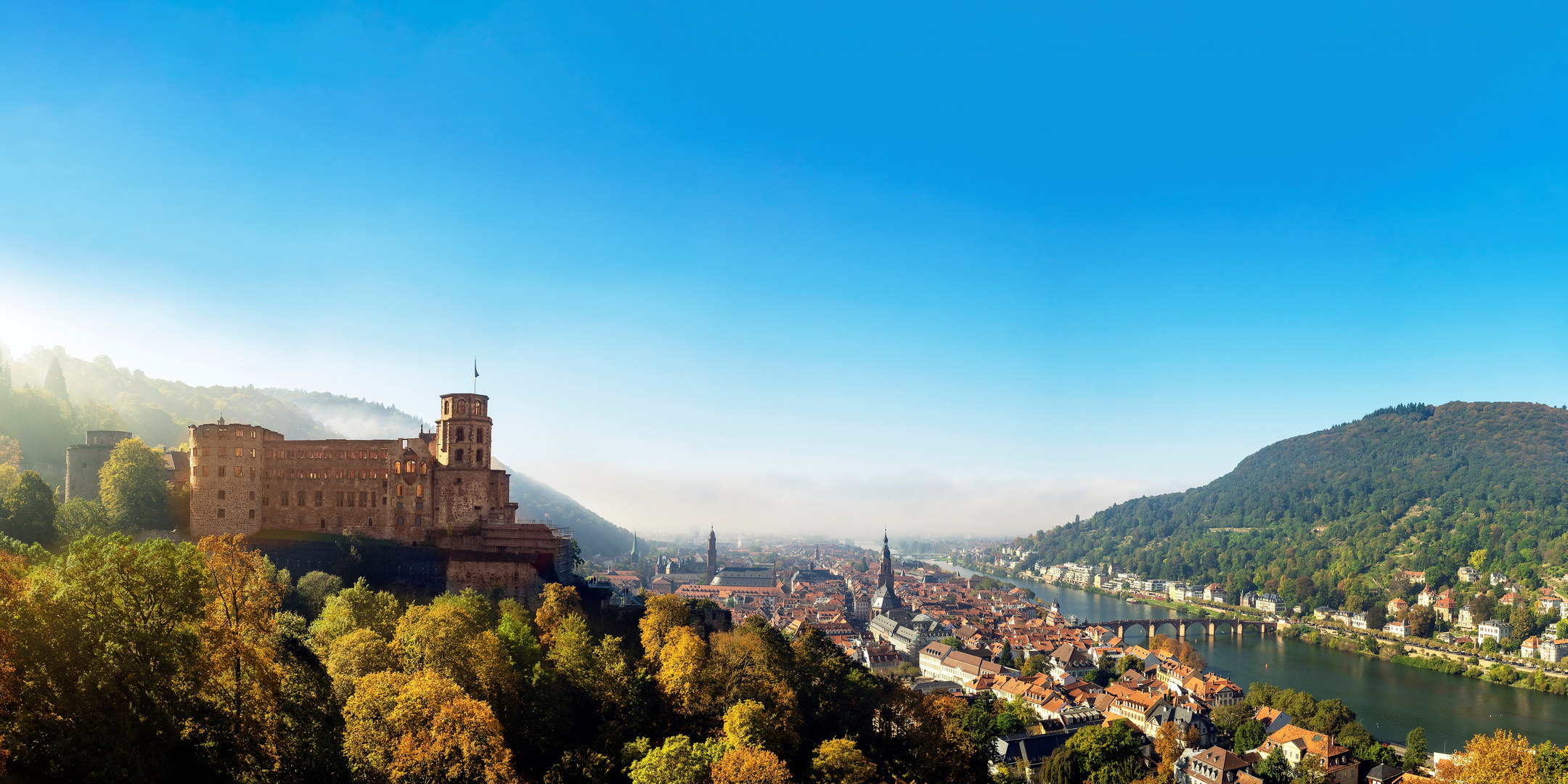 Heidelberg. Herbstlicher Morgen.