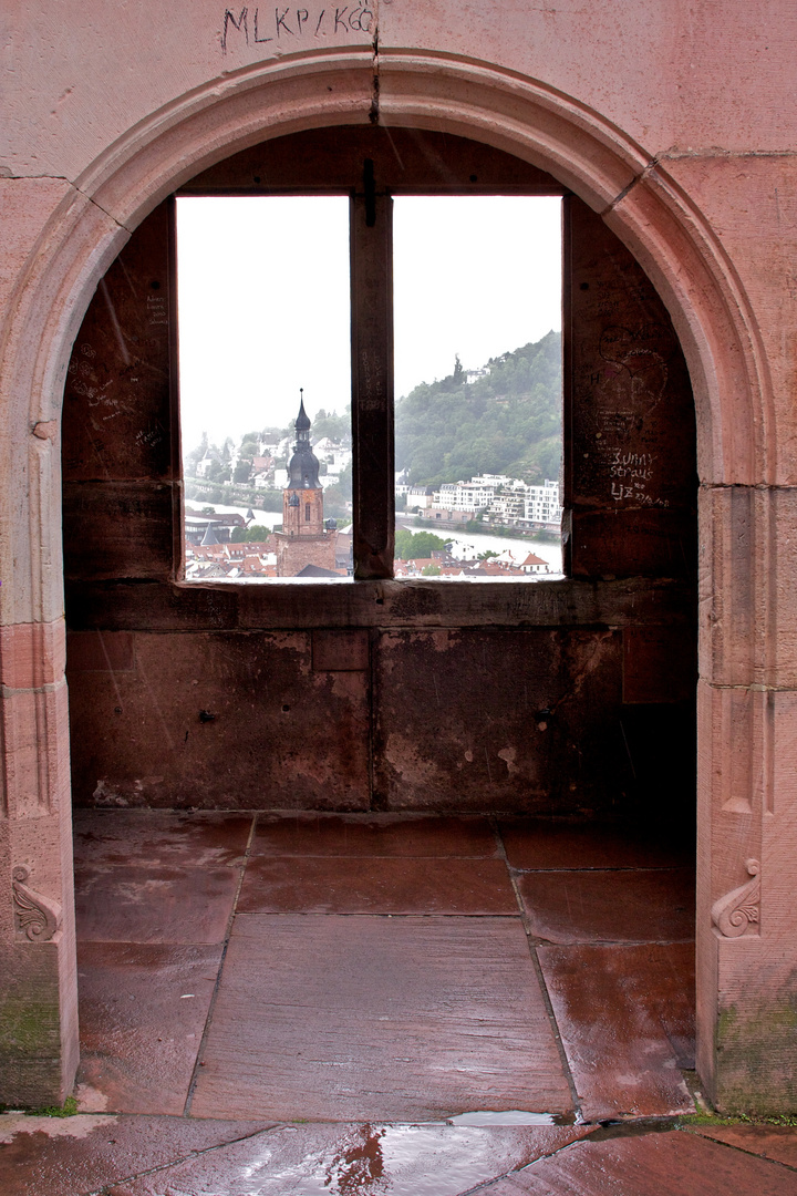 Heidelberg im Fenster