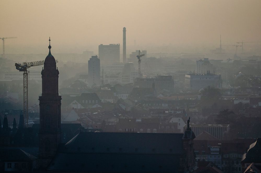 Heidelberg im Nebel