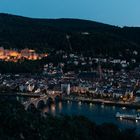 Heidelberg in  der Abenddämmerung 2018