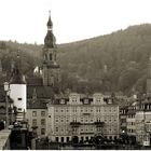 Heidelberg-Neckarbrücke-Brückentor zur Altstadt.