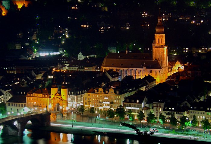 Heidelberg @ night