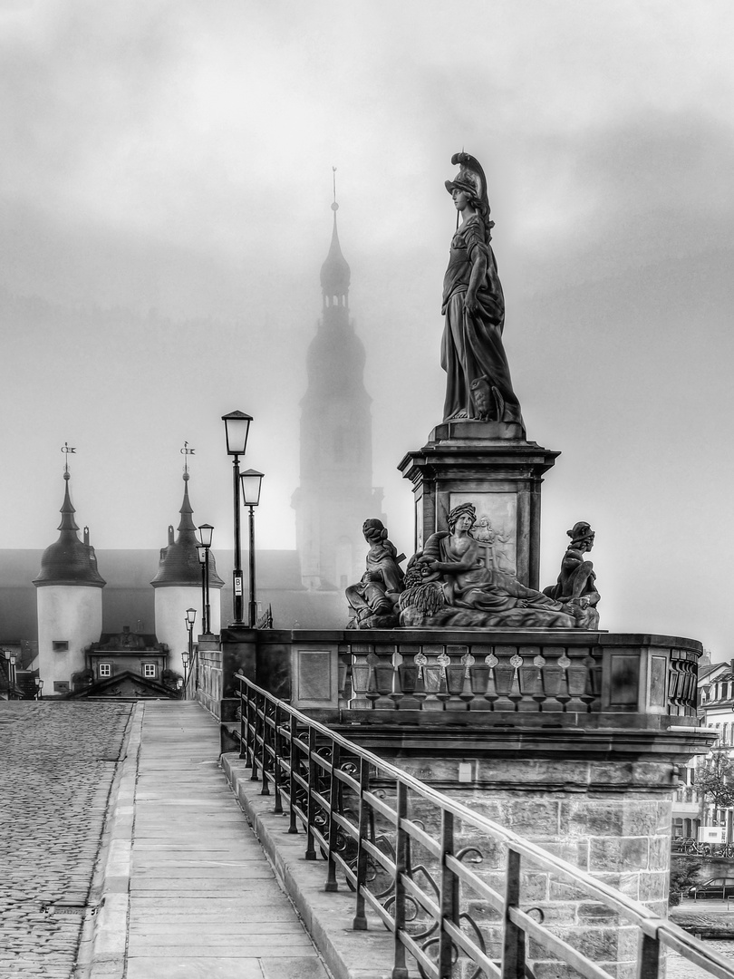 Heidelberg. Novembernebel.