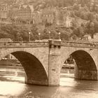 Heidelberg-Pano in Sepia