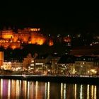 Heidelberg Panorama bei Nacht