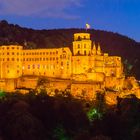 Heidelberg Schloss bei Nacht