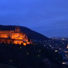 Heidelberg Schloss Blaue Stunde