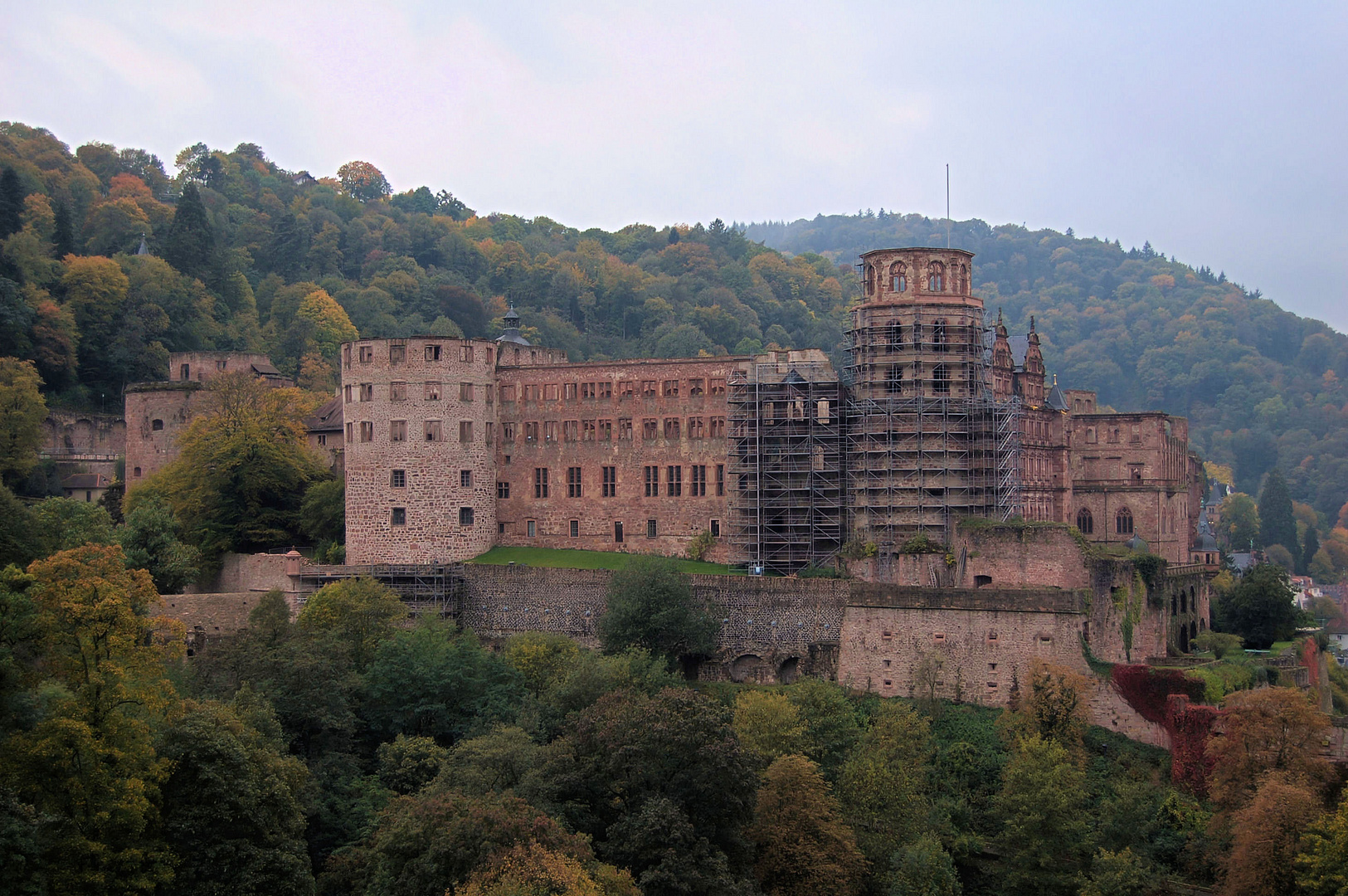 heidelberg (schloß) ewige baustelle