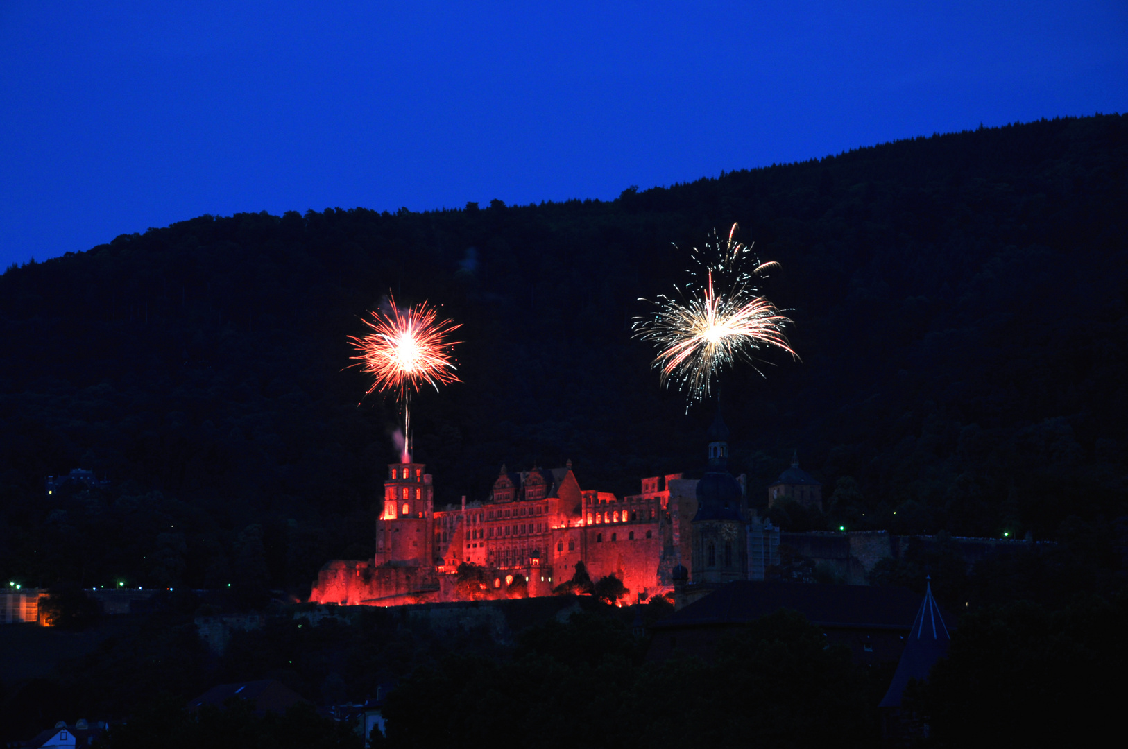 Heidelberg Schlossbeleuchtung 2
