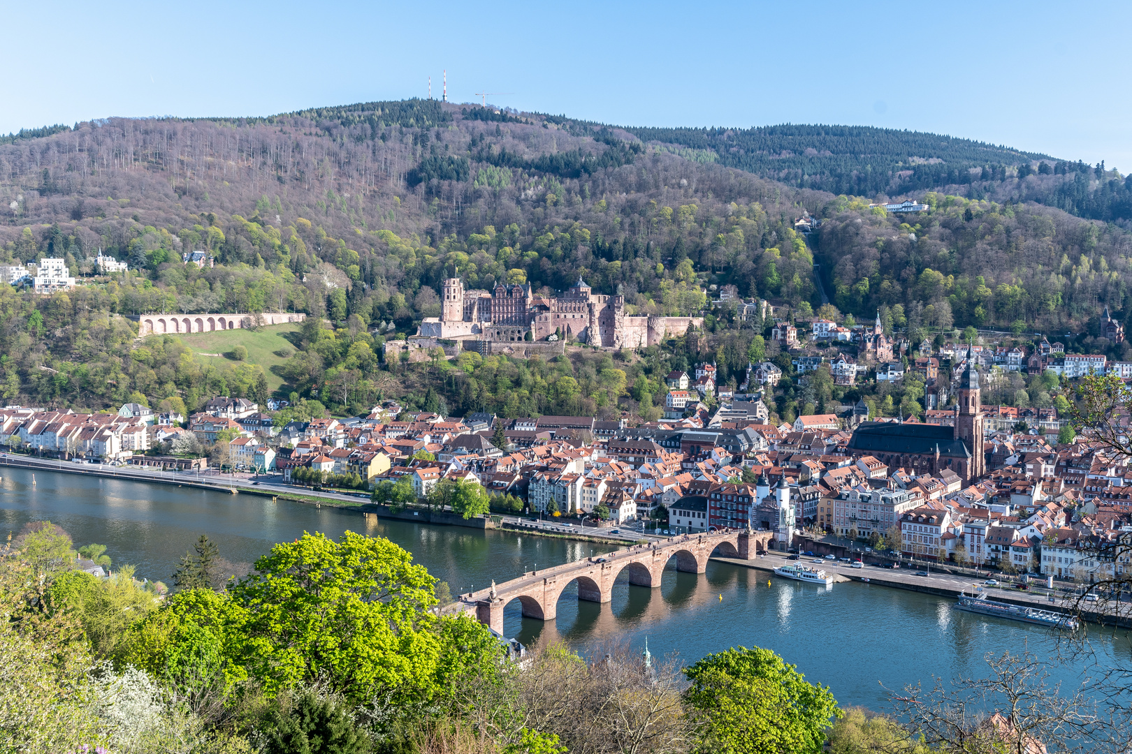 Heidelberg und alte Brücke