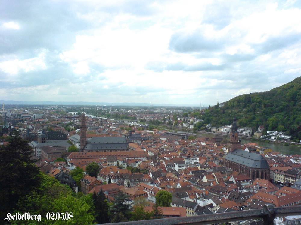 Heidelberg von oben