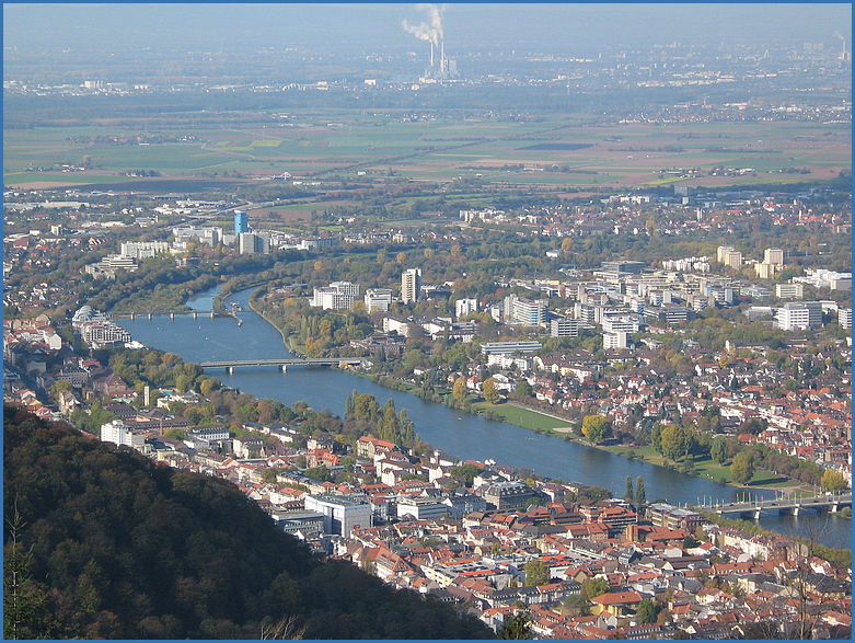 Heidelberg von oben