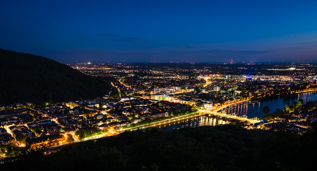 Heidelberg zur blauen Stunde