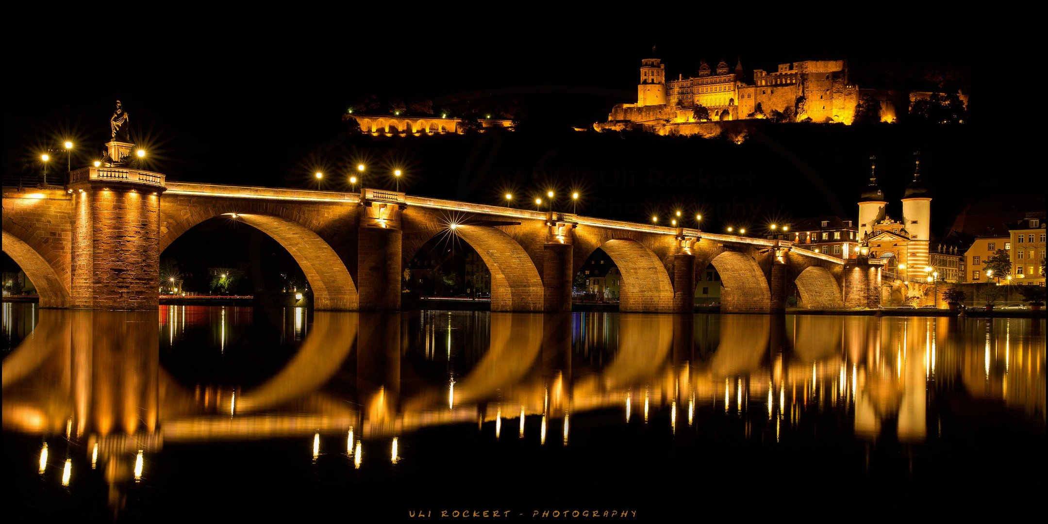 Heidelberger Alte Brücke und Schloss